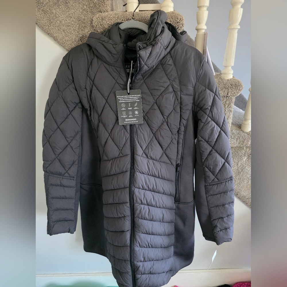 Performance Black Quilted Jacket - XL